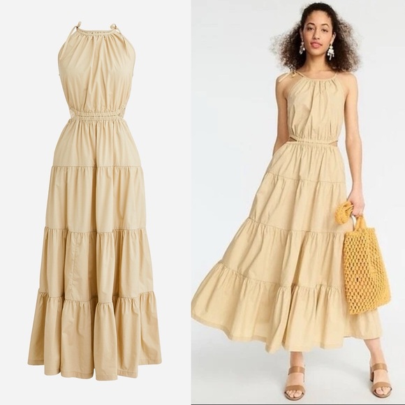 J. Crew Harbor side-cutout dress - Picture 1 of 6